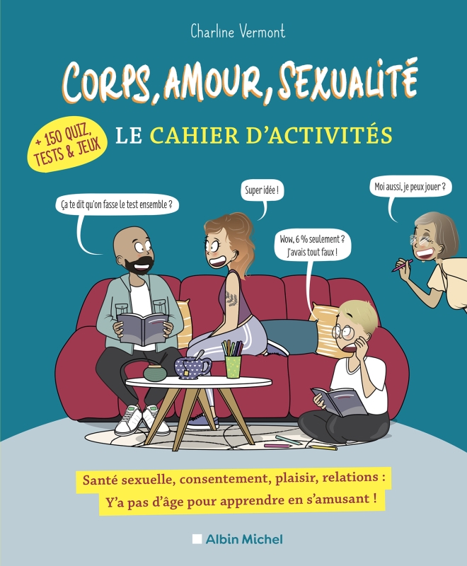 Couverture du livre Corps, amour, sexualité - Le cahier d'activités