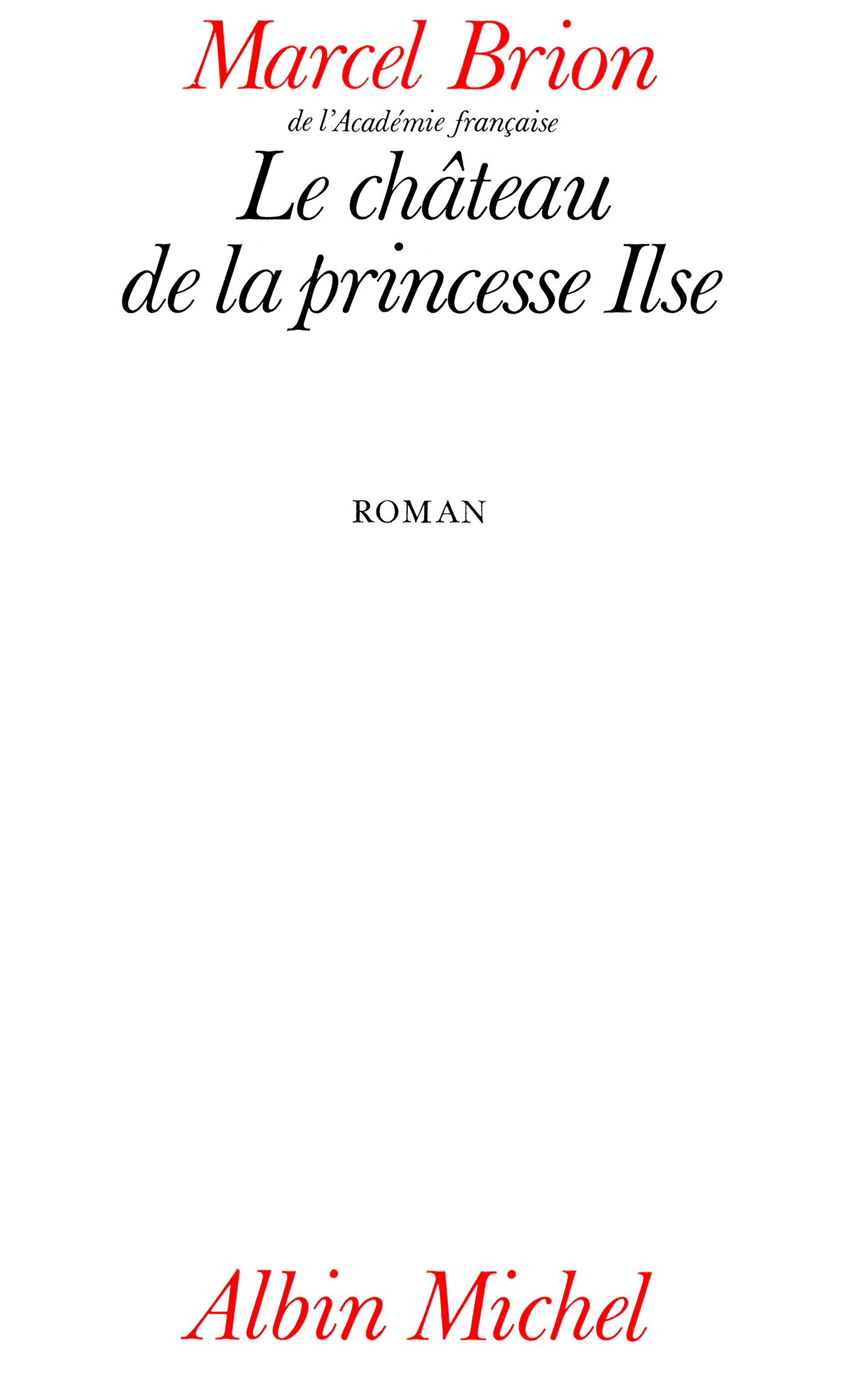 Couverture du livre Le Château de la princesse Ilse