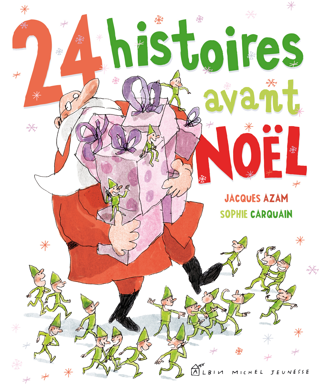 Couverture du livre 24 histoires avant Noël