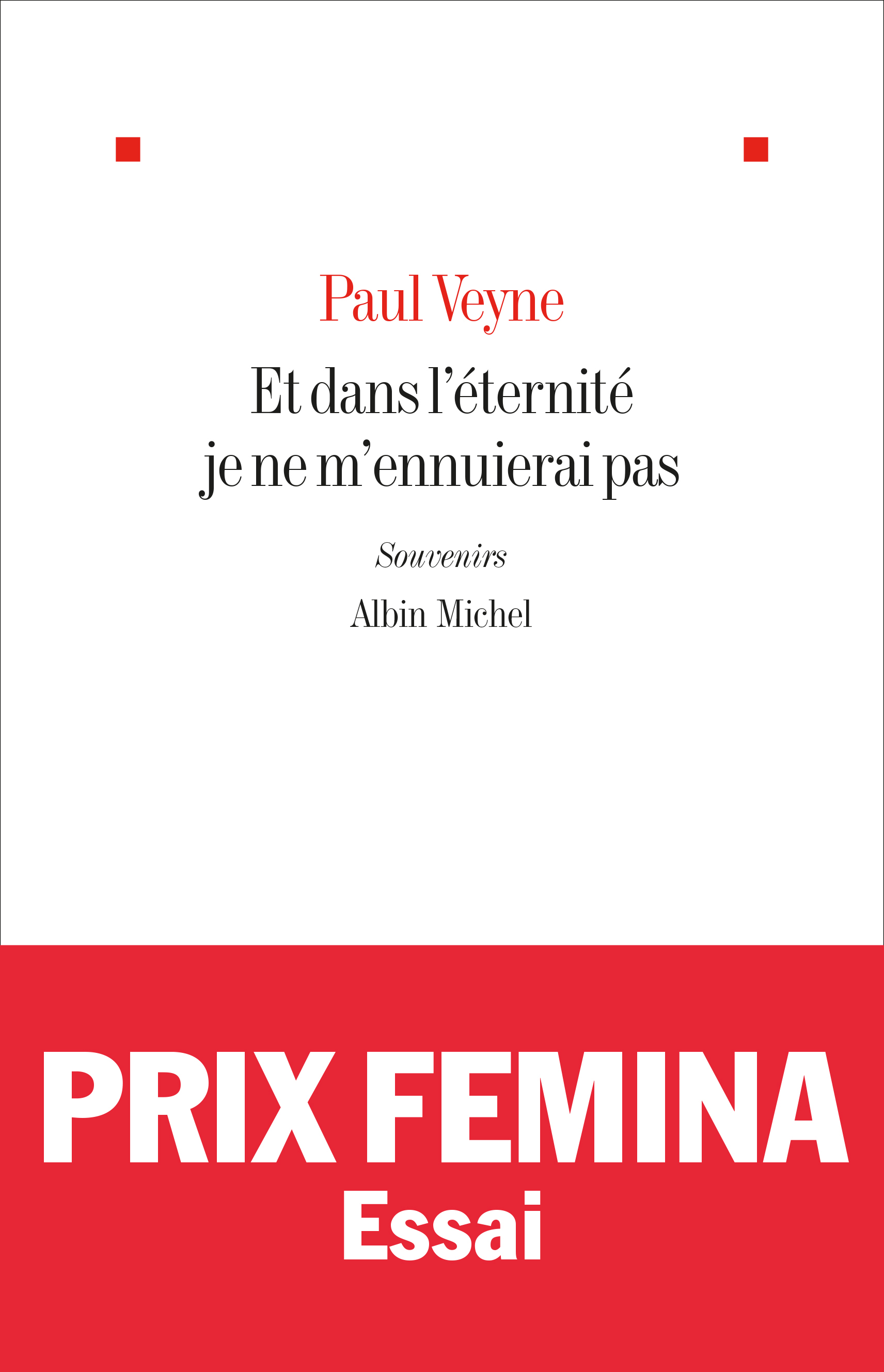 Couverture du livre Et dans l'éternité je ne m'ennuierai pas