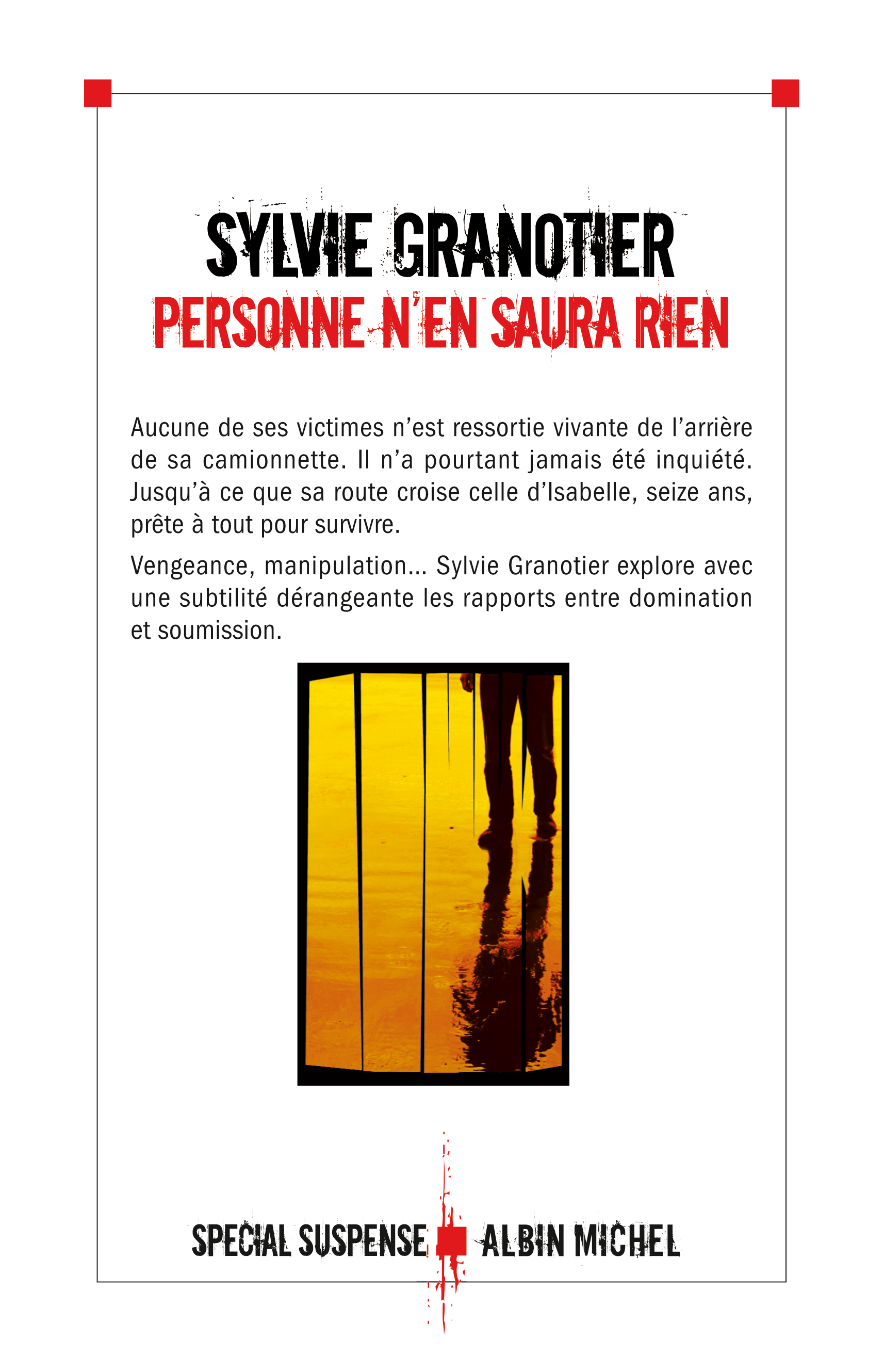 Couverture du livre Personne n'en saura rien