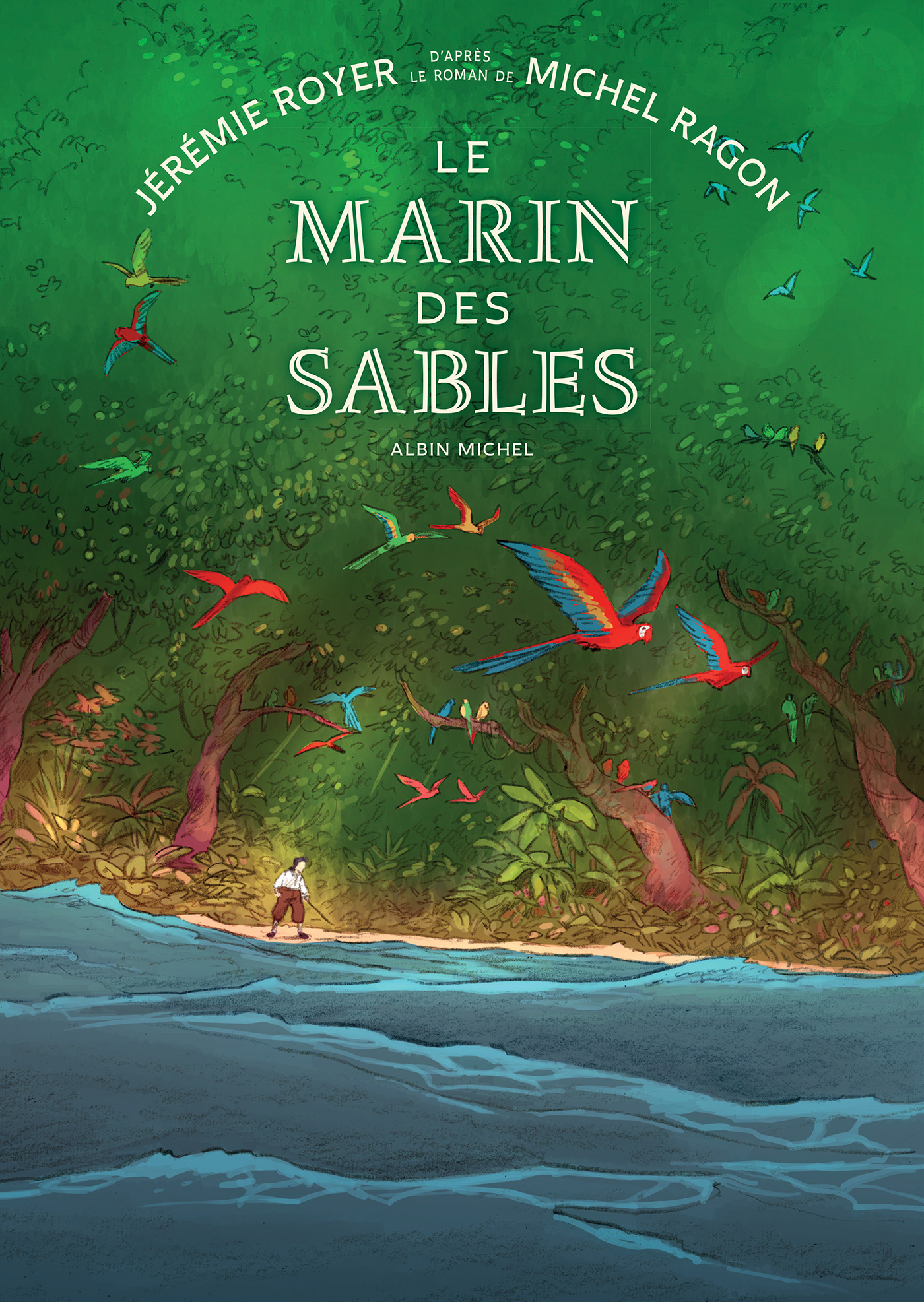 Couverture du livre Le Marin des sables (BD)