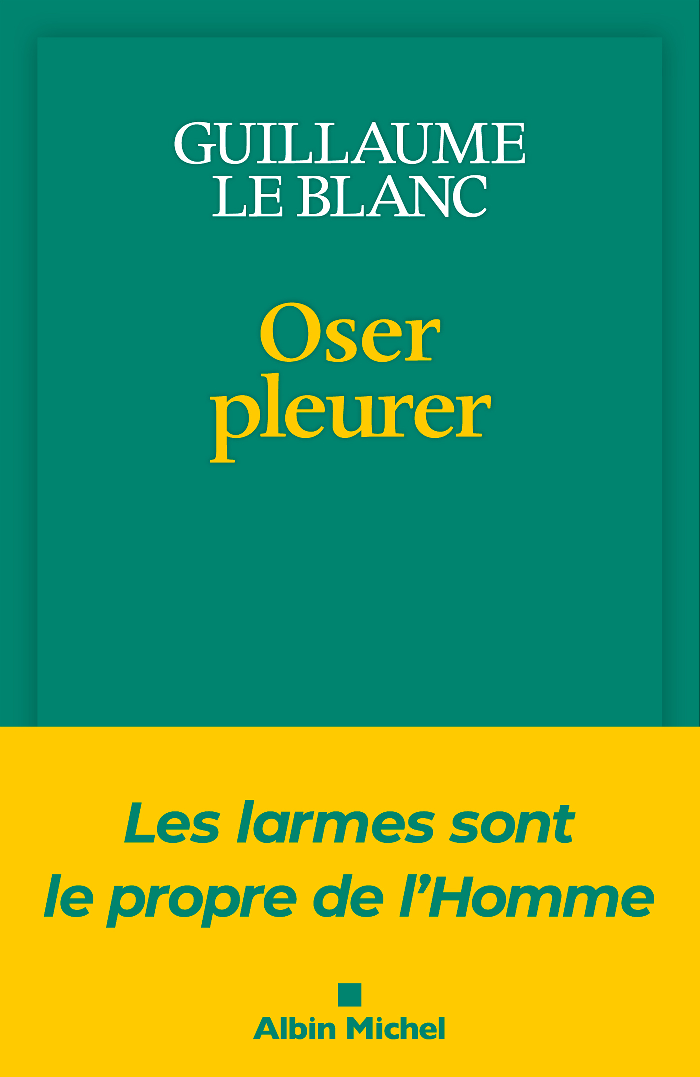 Couverture du livre Oser pleurer