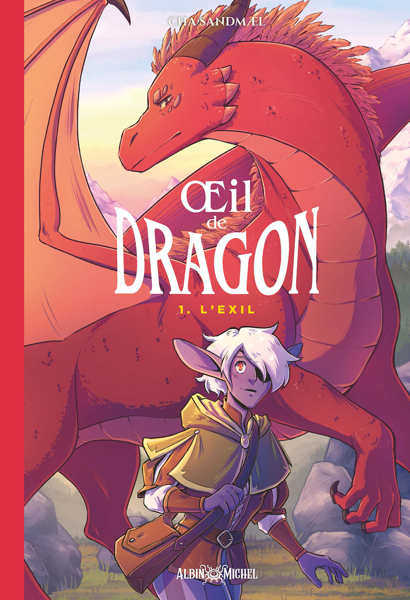 Couverture du livre Oeil de dragon - tome 1 - L'Exil