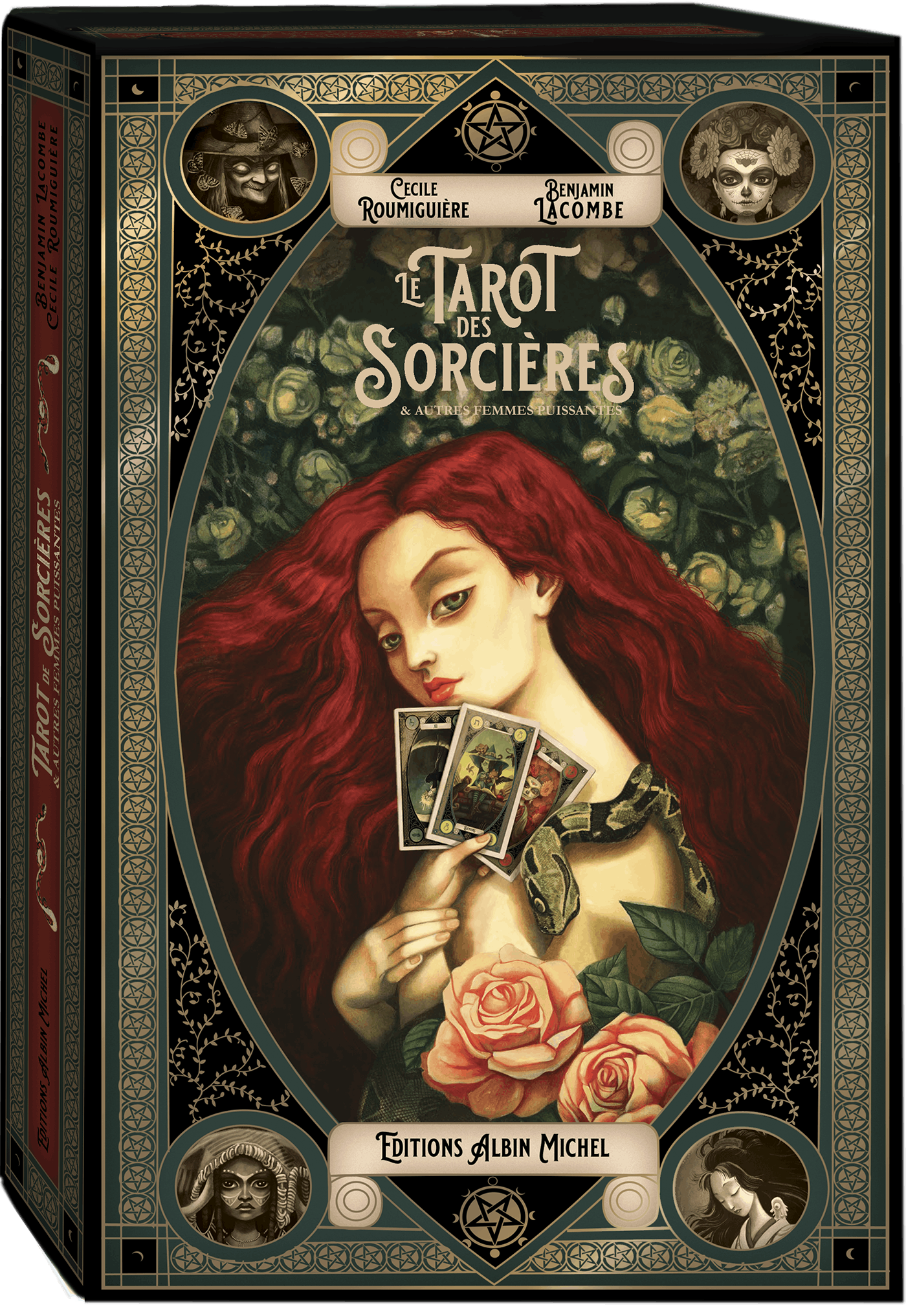 Couverture du livre Le Tarot des sorcières et autres femmes puissantes