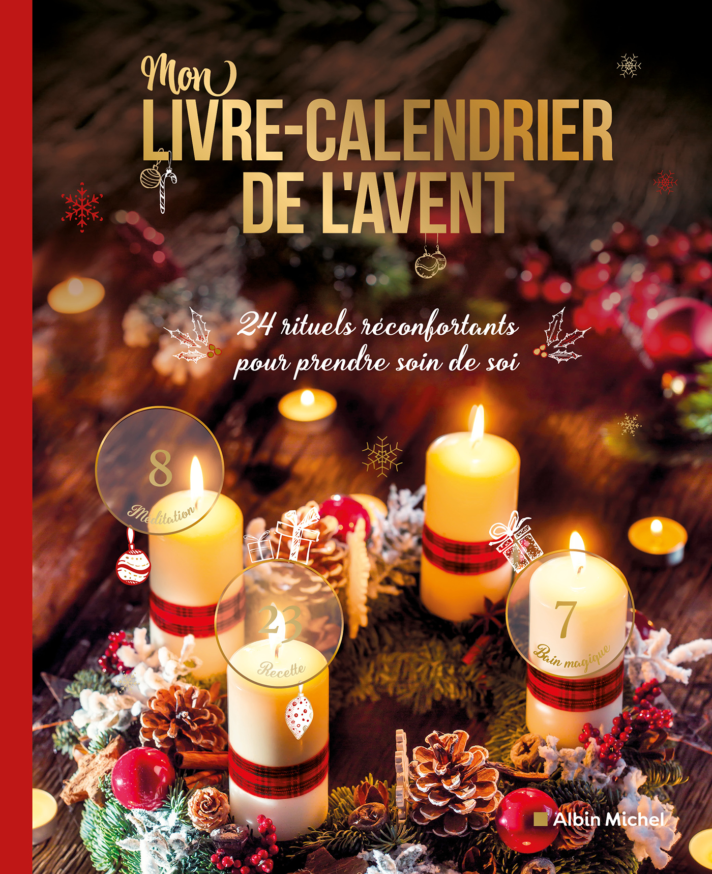 Couverture du livre Mon livre-calendrier de l'avent