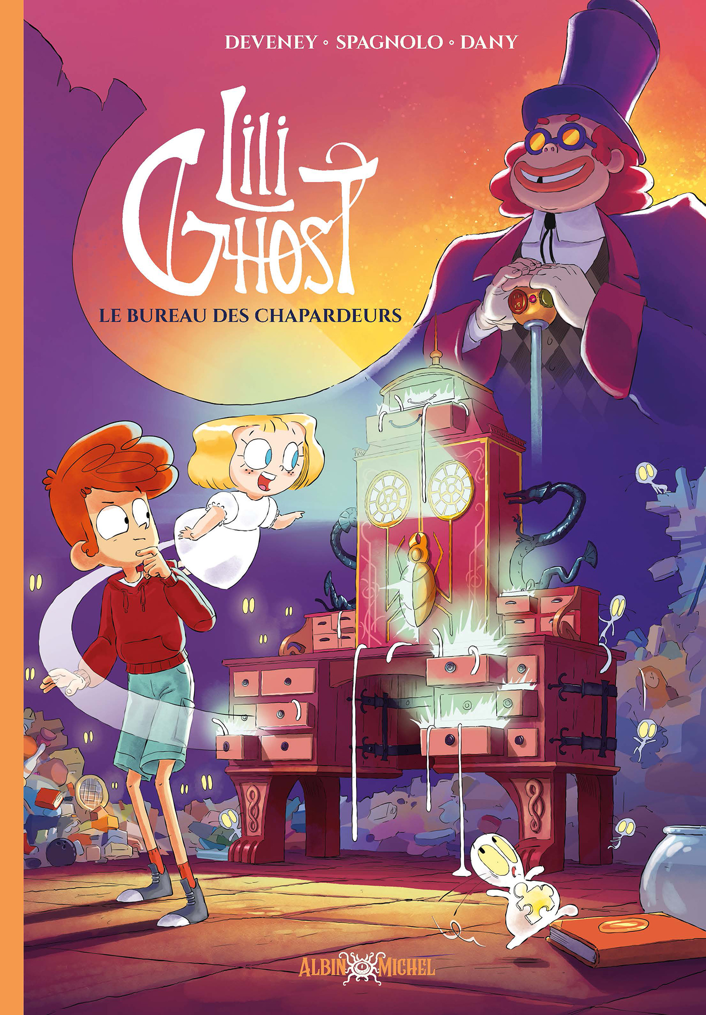 Couverture du livre Lili Ghost - tome 2 - Le Bureau des chapardeurs