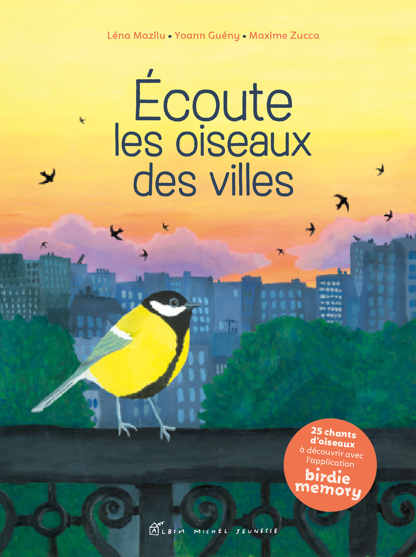 Couverture du livre Ecoute les oiseaux des villes