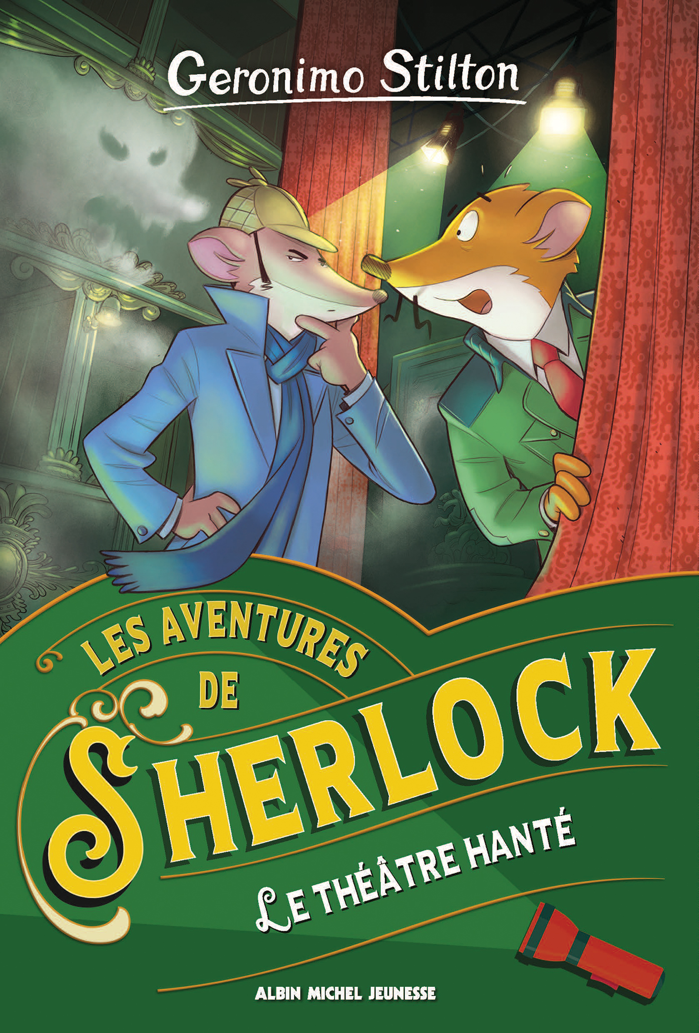 Couverture du livre Les Aventures de Sherlock - tome 7 - Le Théâtre hanté