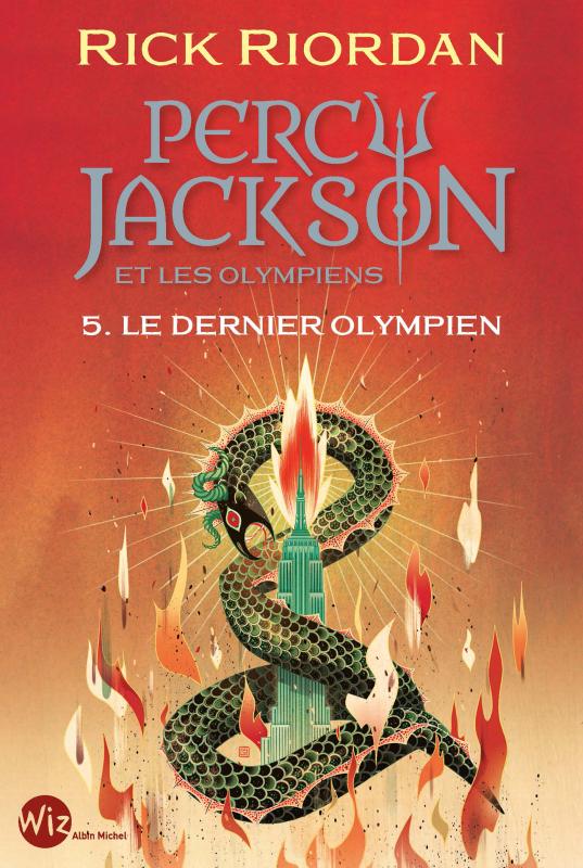 Couverture du livre Percy Jackson et les Olympiens - tome 5 - Le Dernier Olympien