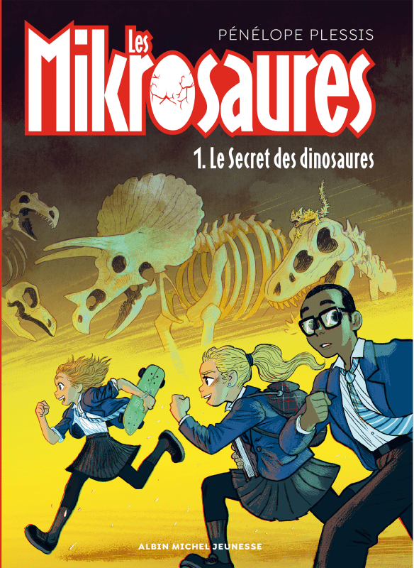 Couverture du livre Les Mikrosaures - tome 1 - Le Secret des dinosaures