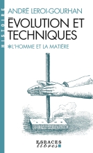 Couverture de Évolution et techniques - tome 1 - L'Homme et la Matière