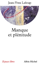 Couverture de Manque et plénitude