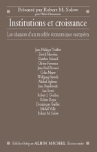 Couverture de Institutions et croissance