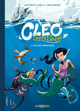 Couverture de Cleo Super Sirène - tome 1 - L'Ile des Prédateurs