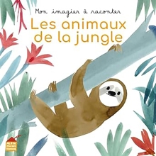 Couverture de Mon imagier à raconter - Les Animaux de la jungle